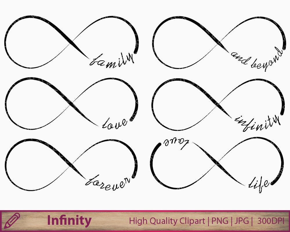 Infinity clipart love tattoo. Clip art wedding invitation