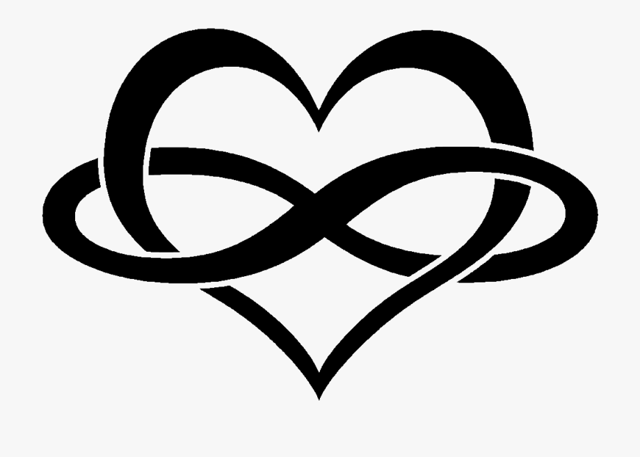 Persevere heart symbol free. Infinity clipart love tattoo