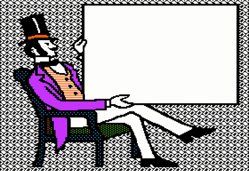 information clipart chairman