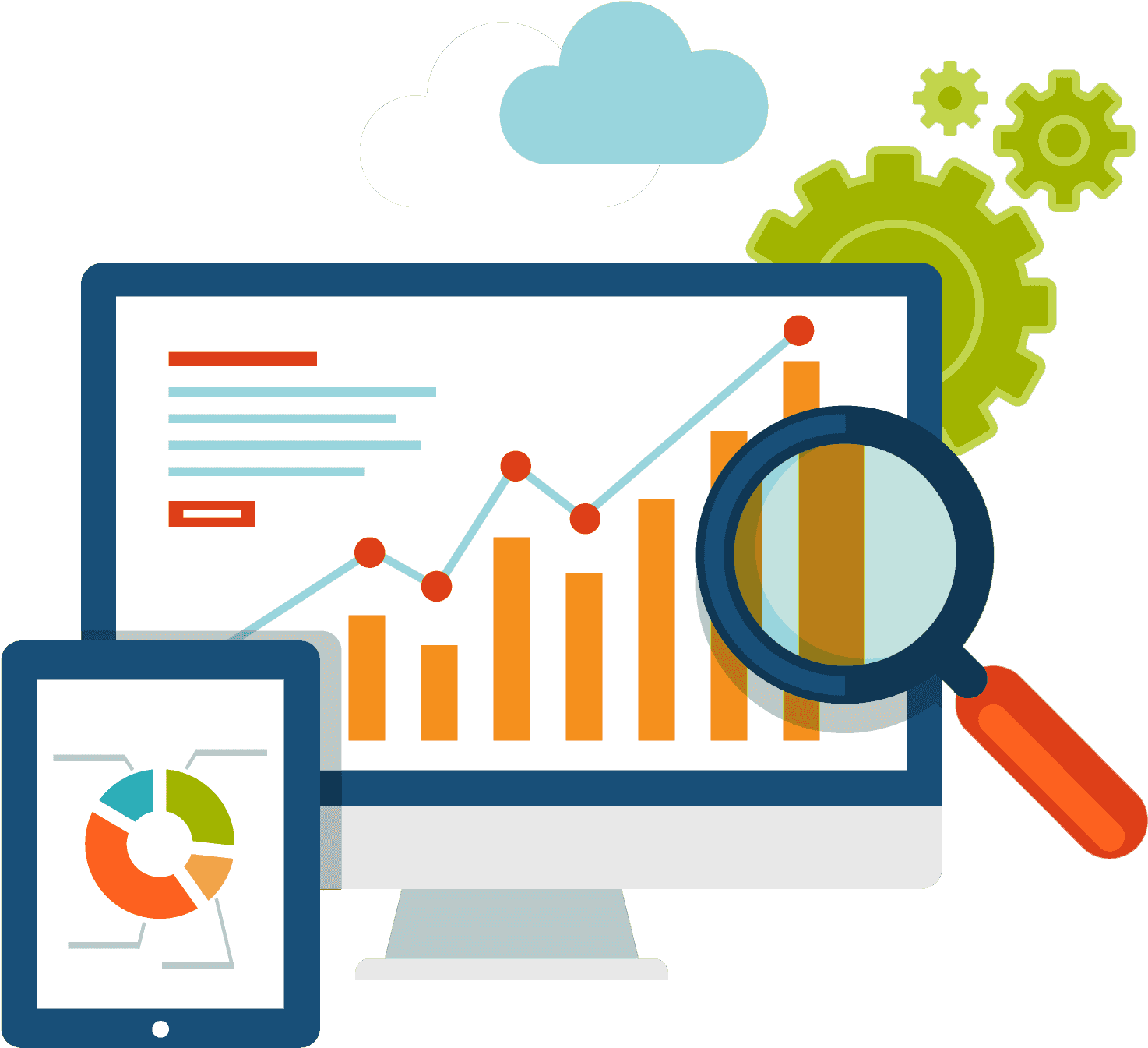 Services digital analytics png. Information clipart market analysis