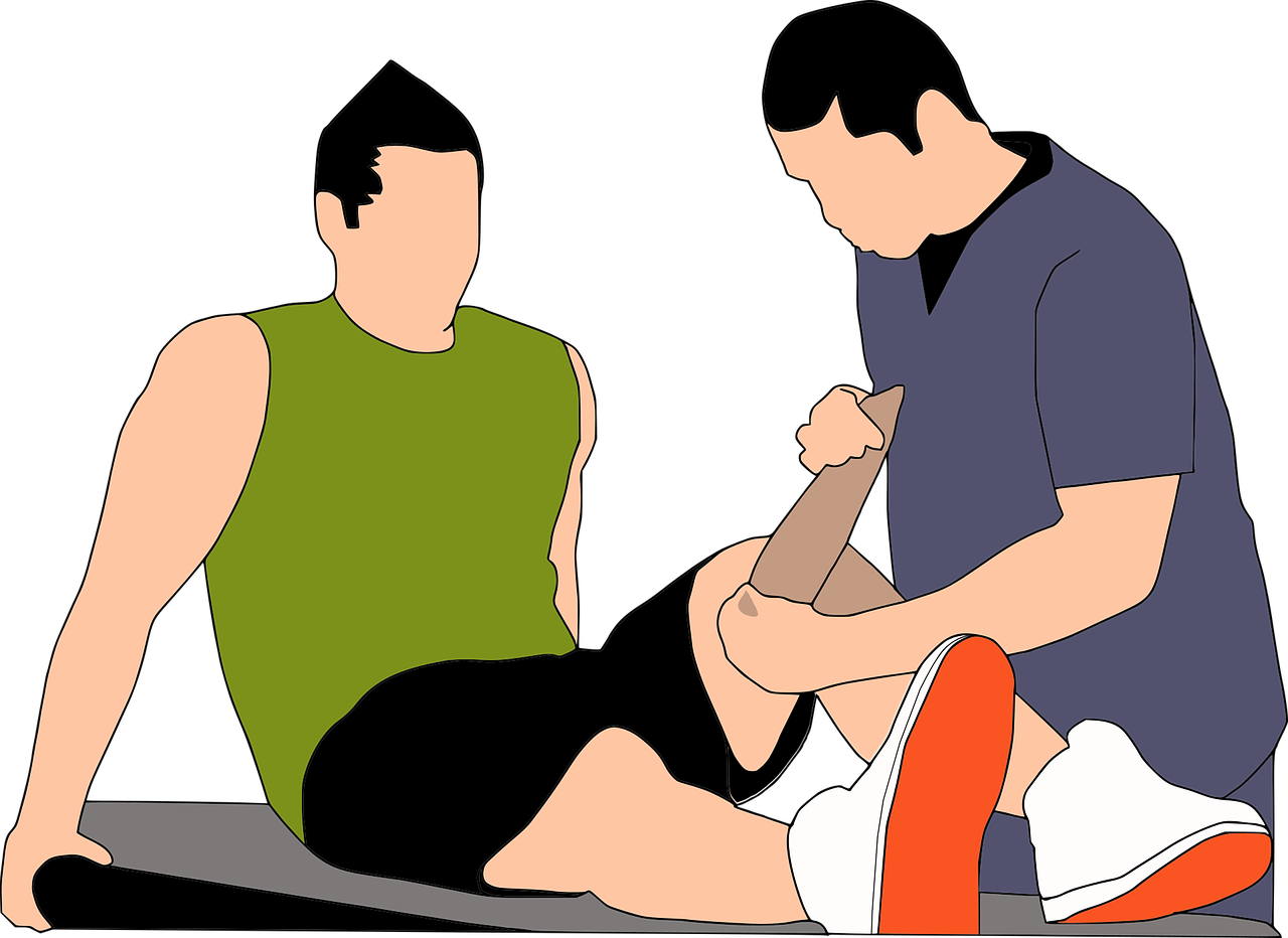 injury clipart break leg