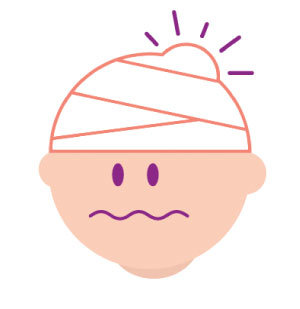  minor injuries and. Injury clipart injured kid