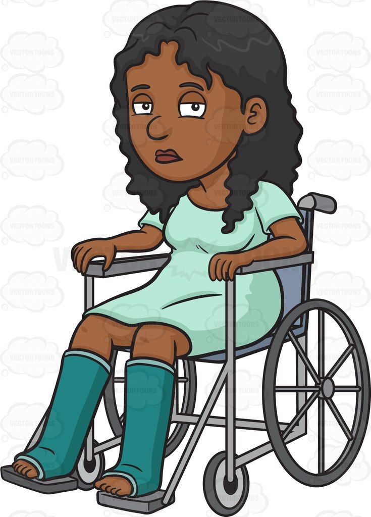 injury clipart wheelchair