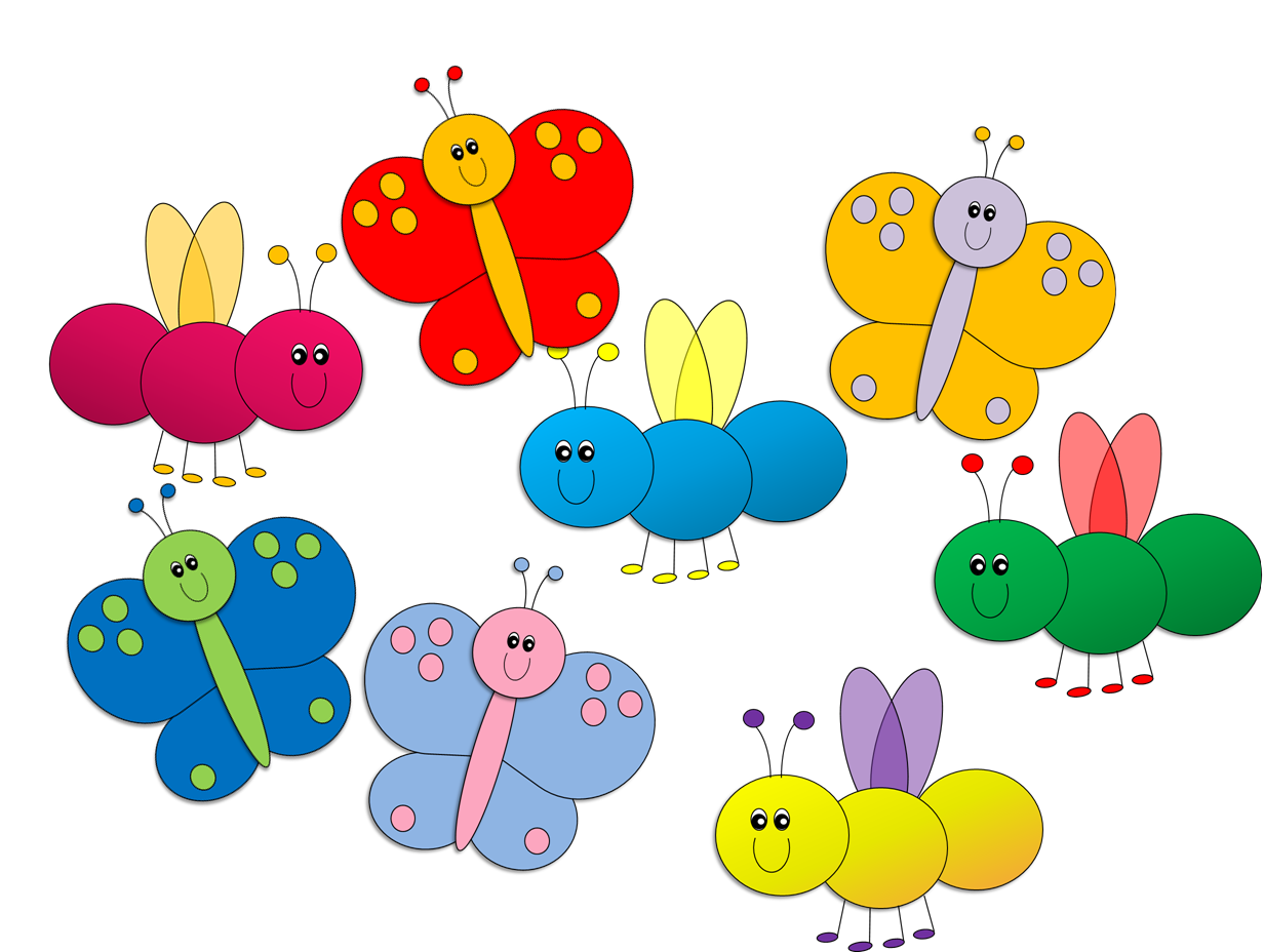 insect clipart borders