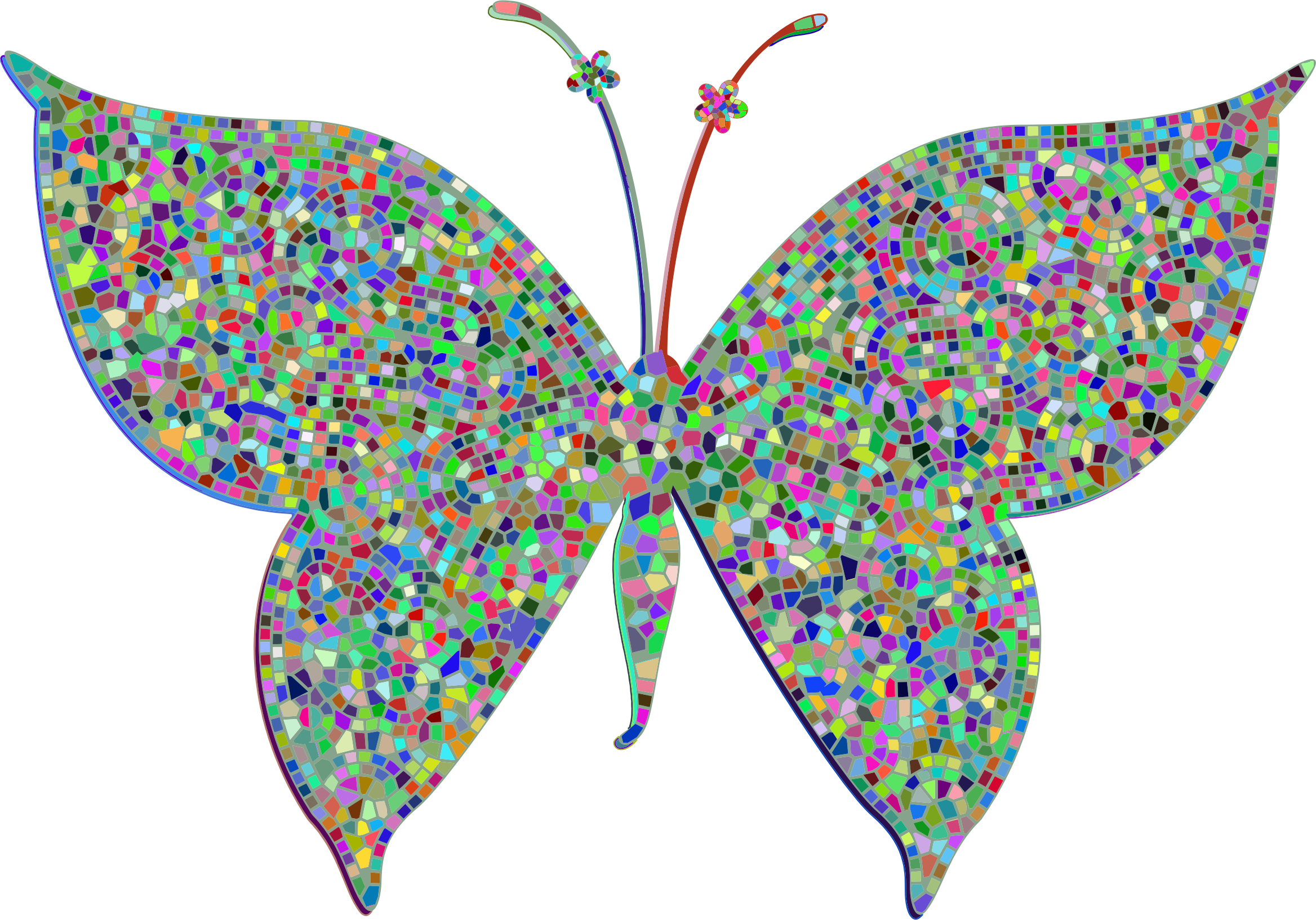 wing clipart colorful