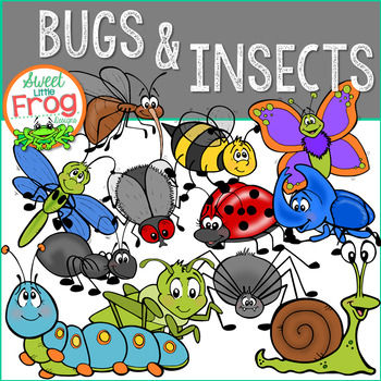 Bugs and insects clip. Insect clipart frog