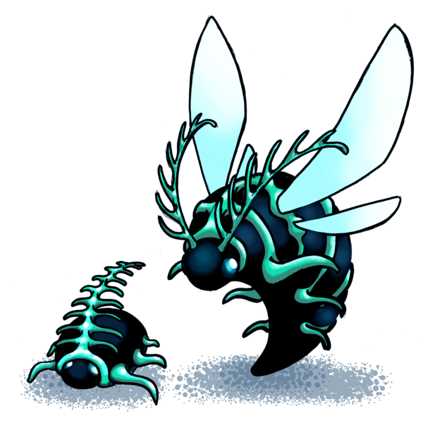 insect clipart glow bug