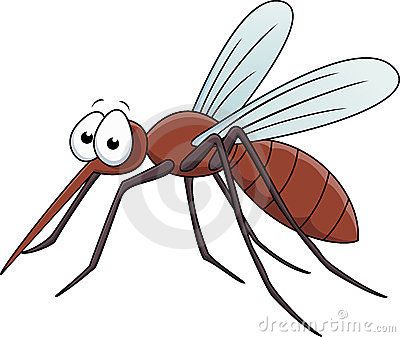 Mosquito clipart cute. Cartoon 