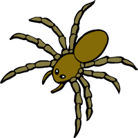 spider clipart christmas