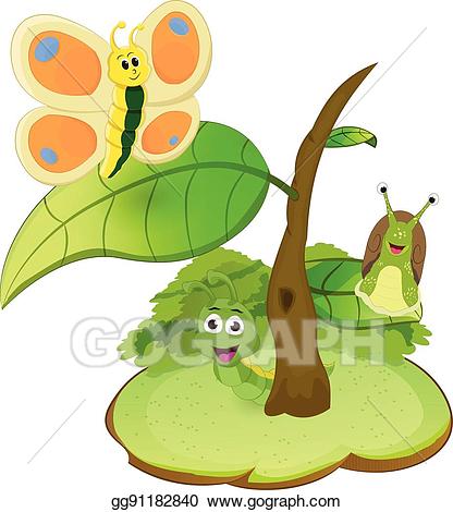 insects clipart tree
