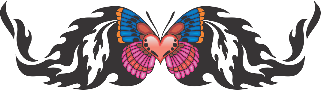 insect clipart tribal