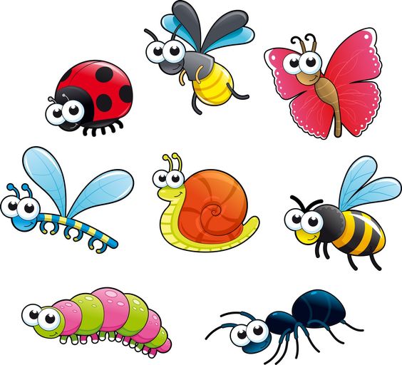insects clipart easy