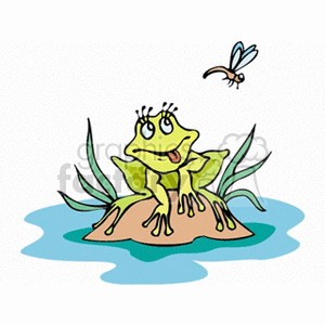 insects clipart frog