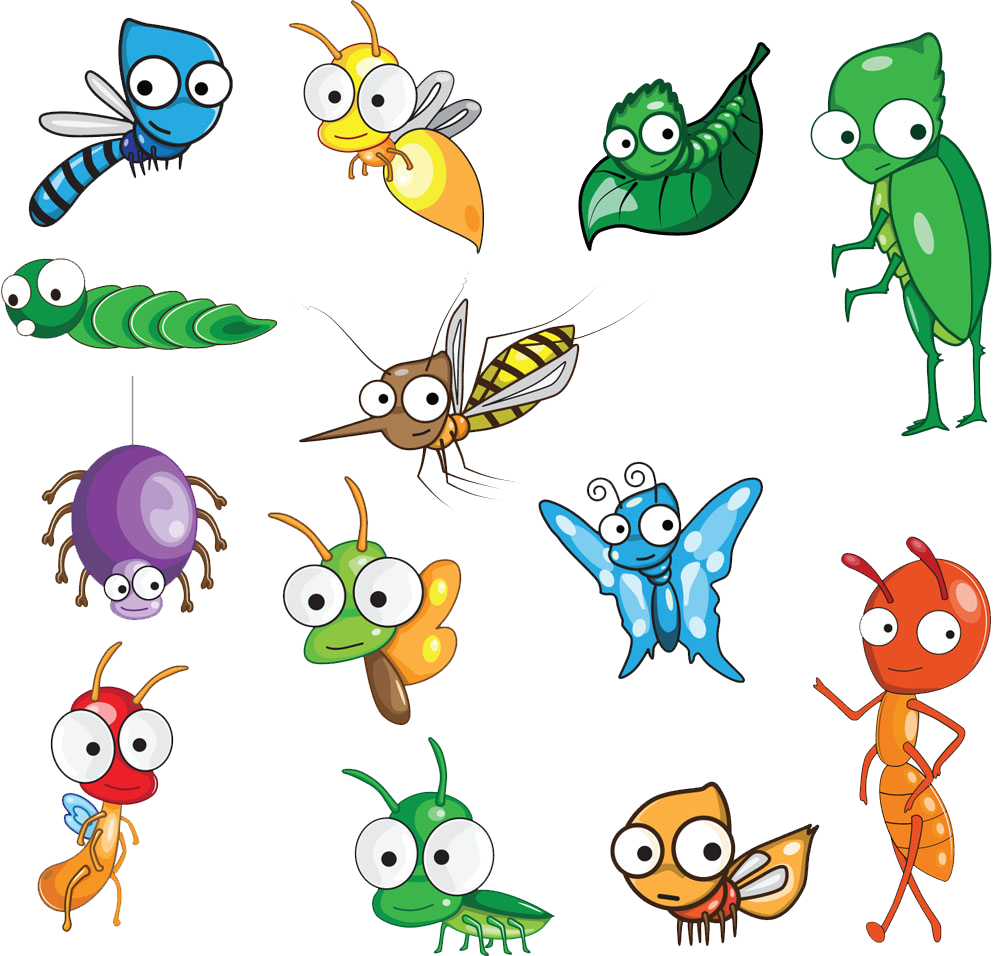 insects clipart jar