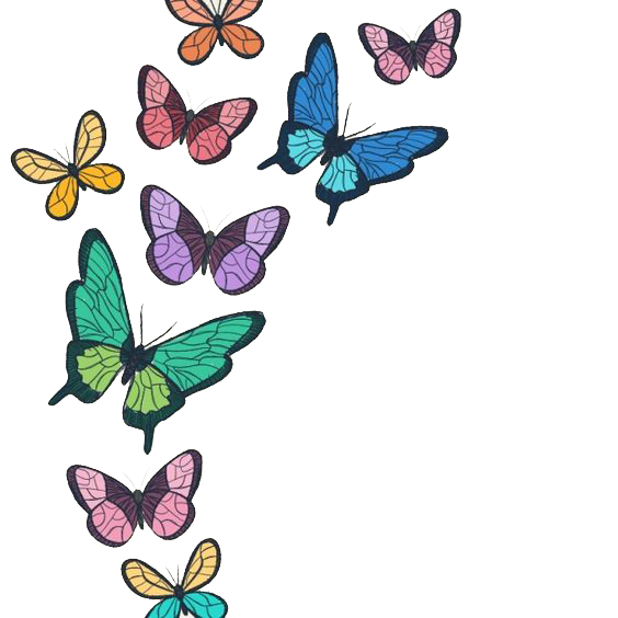 Insects clipart watercolor. Monarch butterfly painting colorful