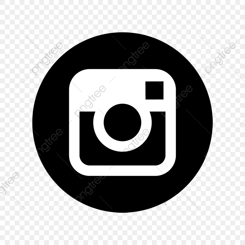 instagram clipart black and white