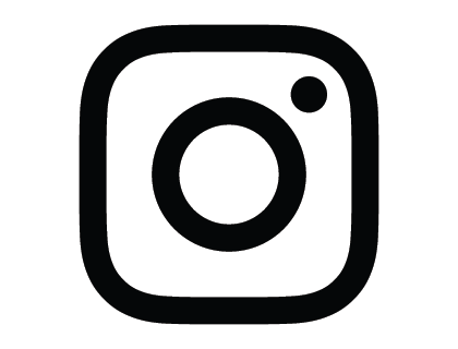 instagram clipart black and white