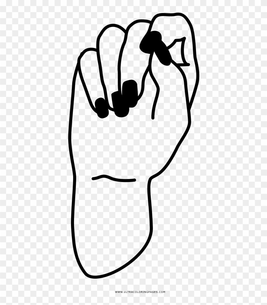 Instagram clipart coloring page. Nails pinclipart 