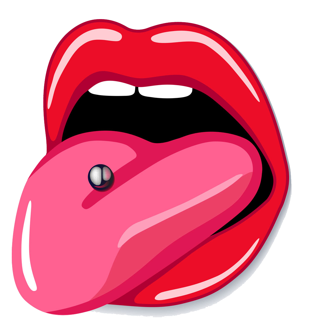 nose clipart tongue