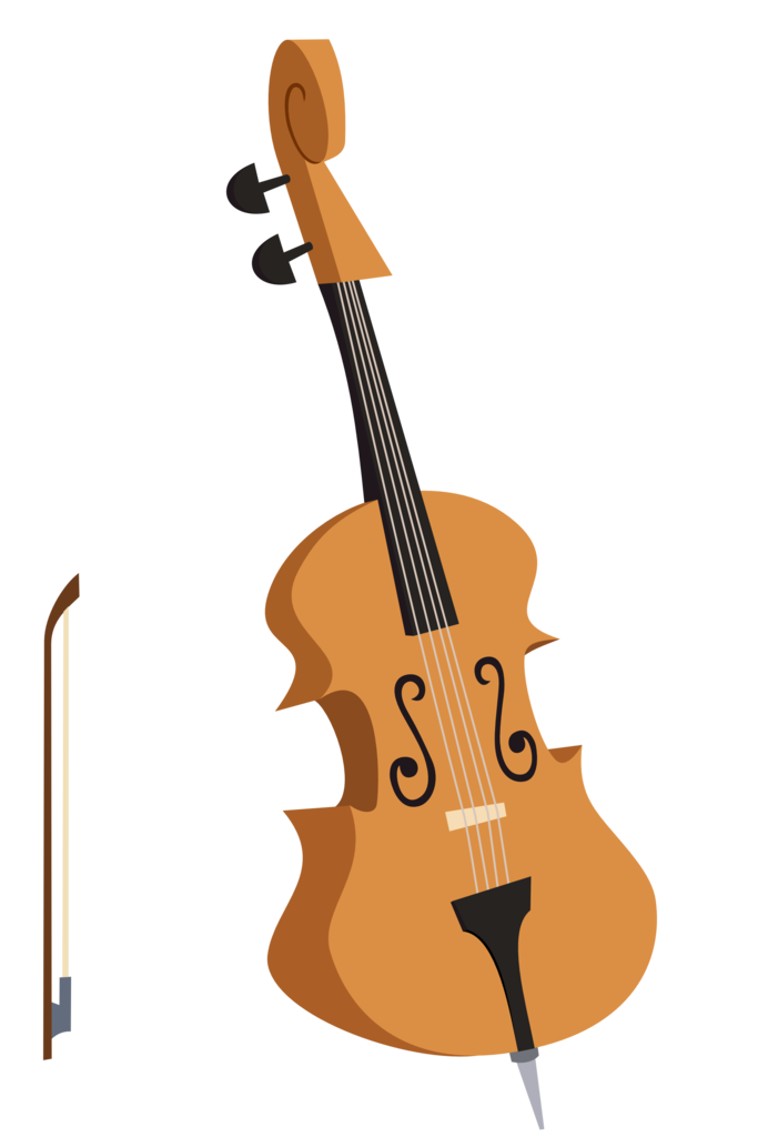 instruments clipart cello