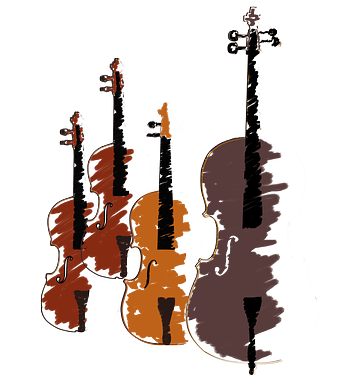 instruments clipart classic music
