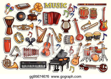 instruments clipart entertainment