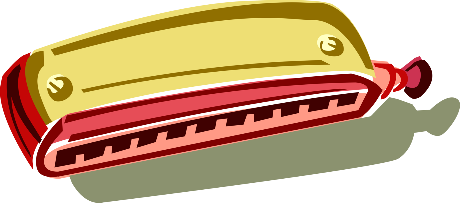 instruments clipart harmonica