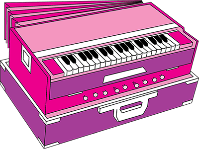 instruments clipart harmonium