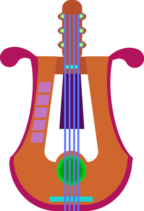 instruments clipart lyre