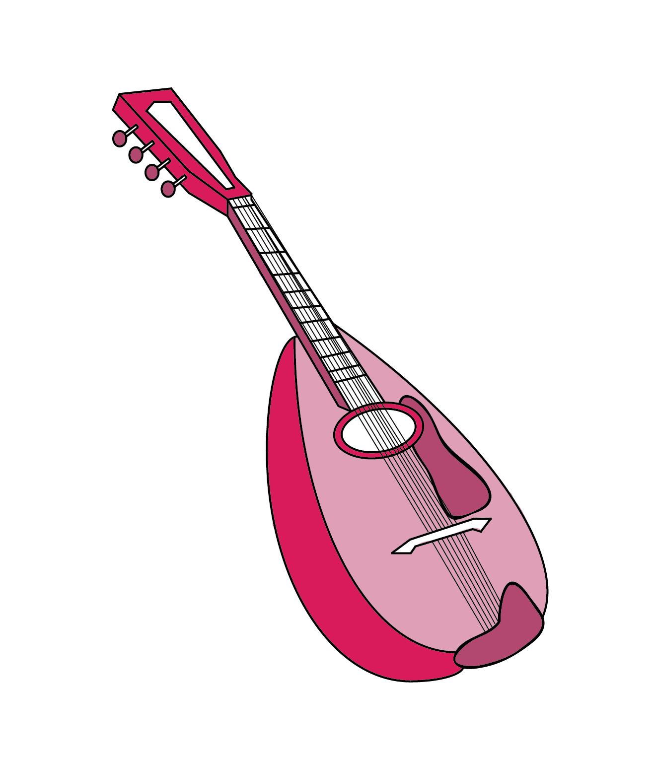 instruments clipart mandolin