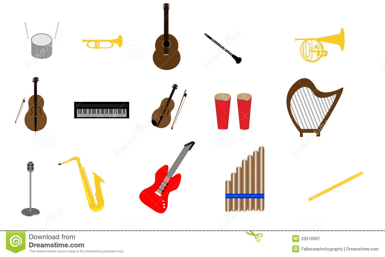 instruments clipart orchestral instrument