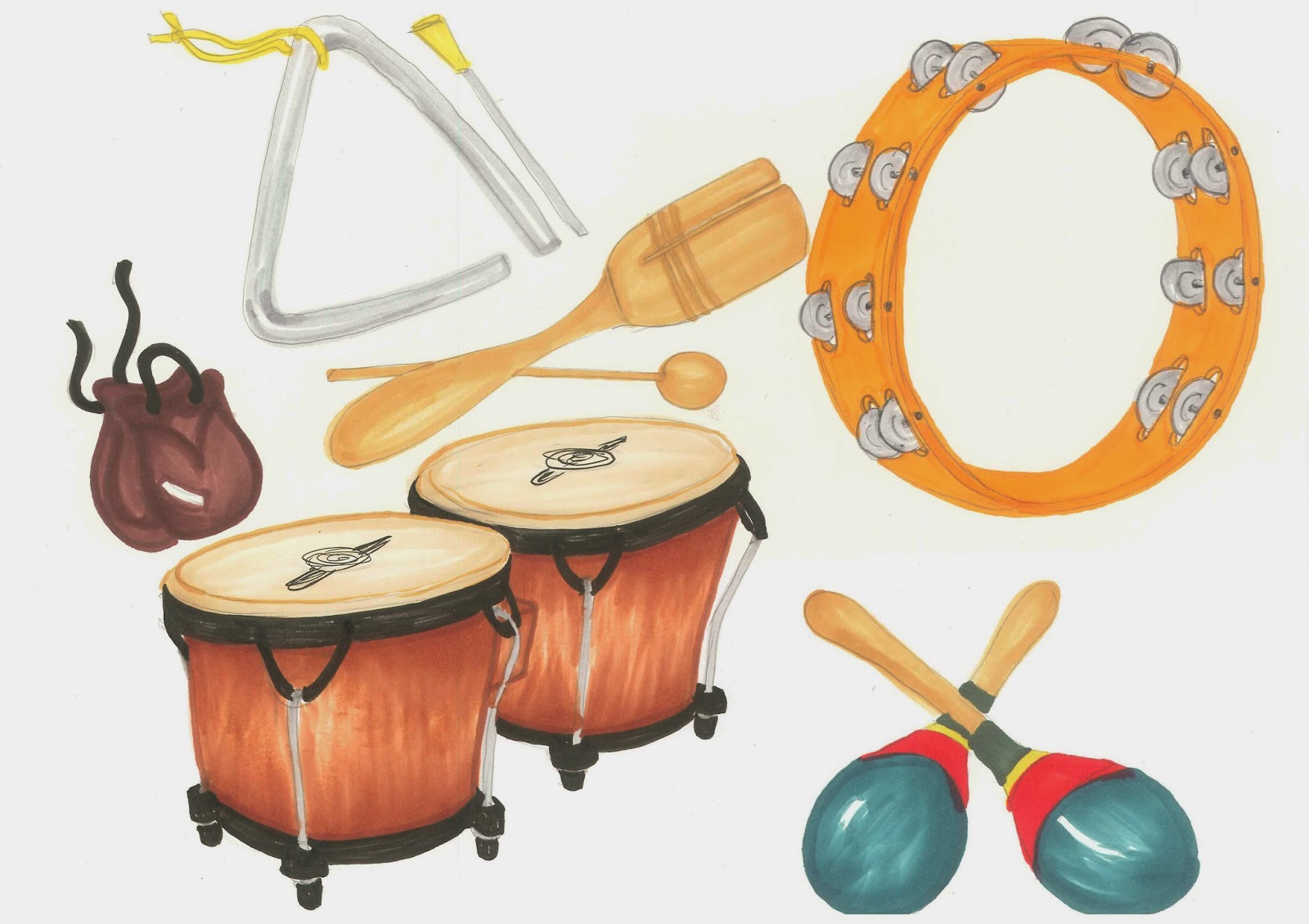 instruments clipart preschool