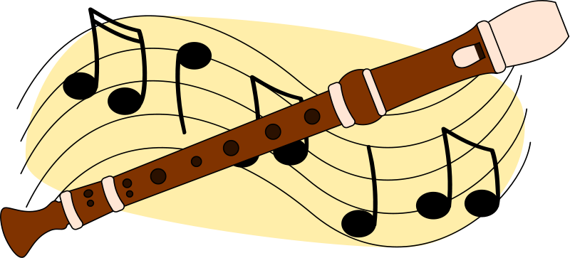 instruments clipart recorder