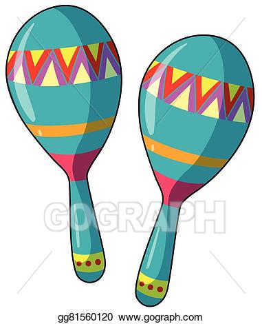 Vector stock musical instrument. Instruments clipart shaker