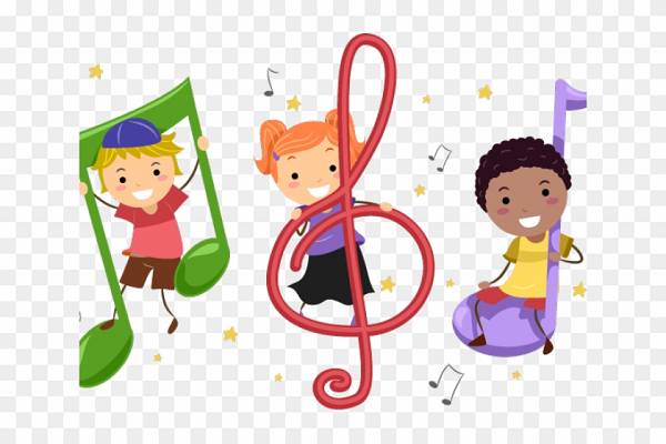 Singing song children playing. Leader clipart child leader