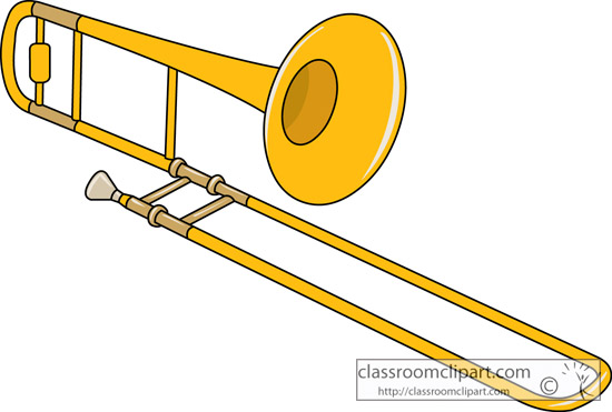 trombone clipart music instrument