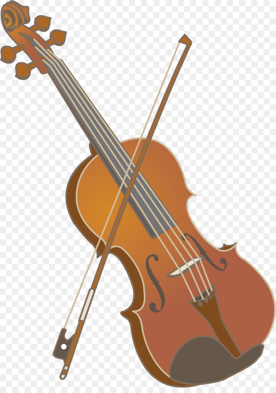 Instruments clipart violin. Cartoon bow transparent clip