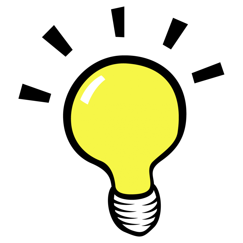 intelligent clipart yellow bulb
