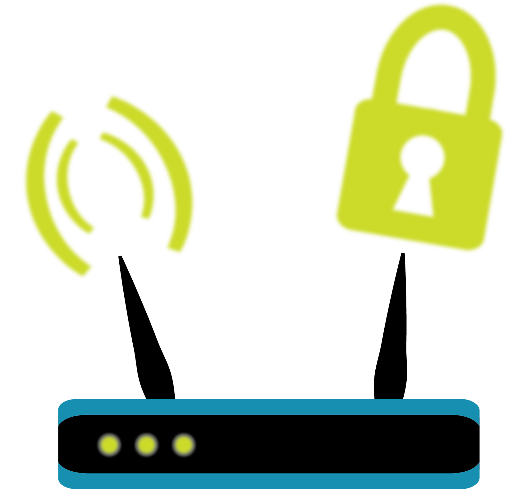 The difference between vpn. Technology clipart wireless network