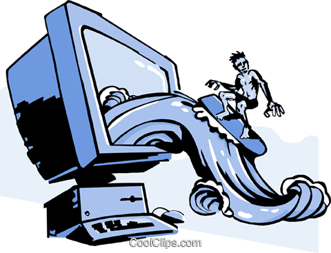 internet clipart surf net