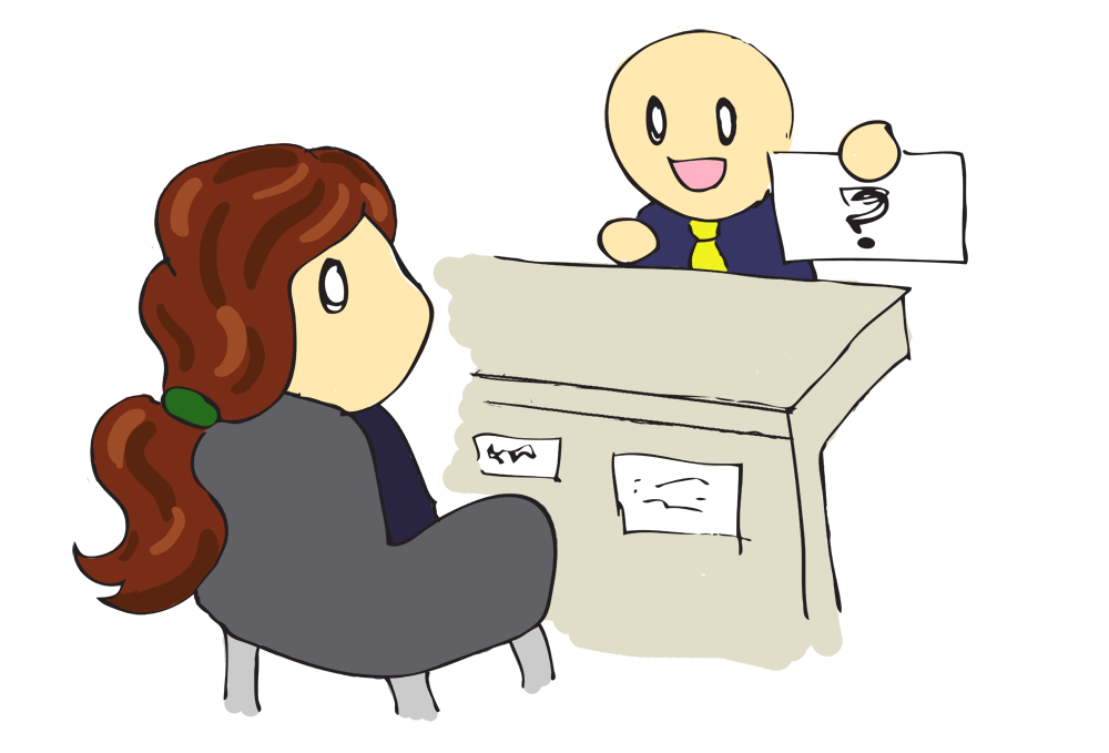 interview clipart applicant