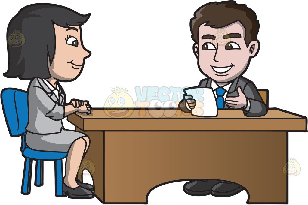 interview clipart applicant