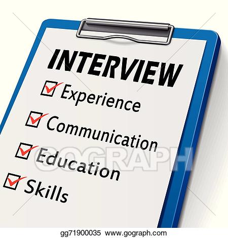 interview clipart clipboard