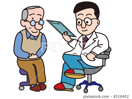 A and an old. Interview clipart doctor interview
