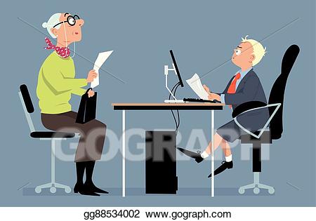 interview clipart manager