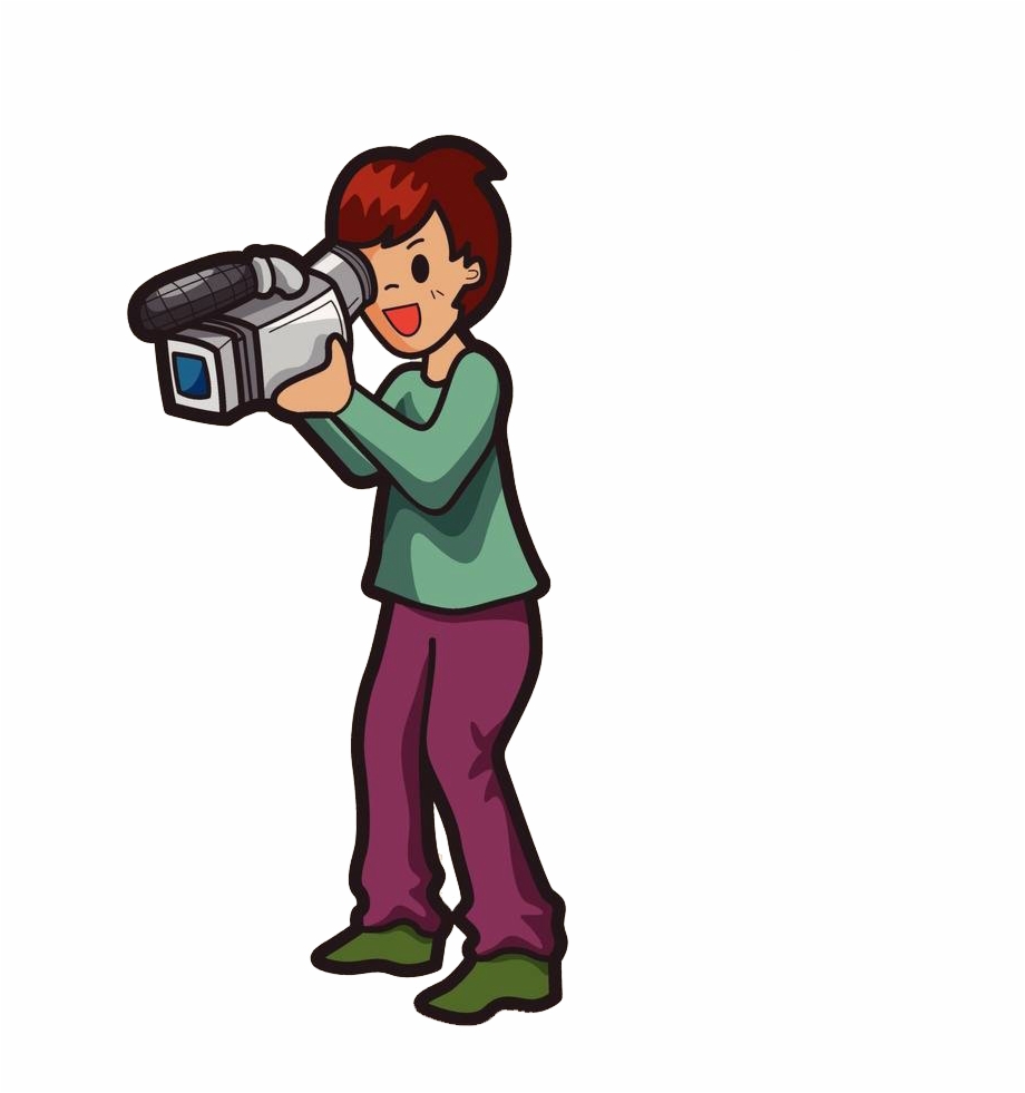 Presenter photography transparent . Interview clipart tv interview