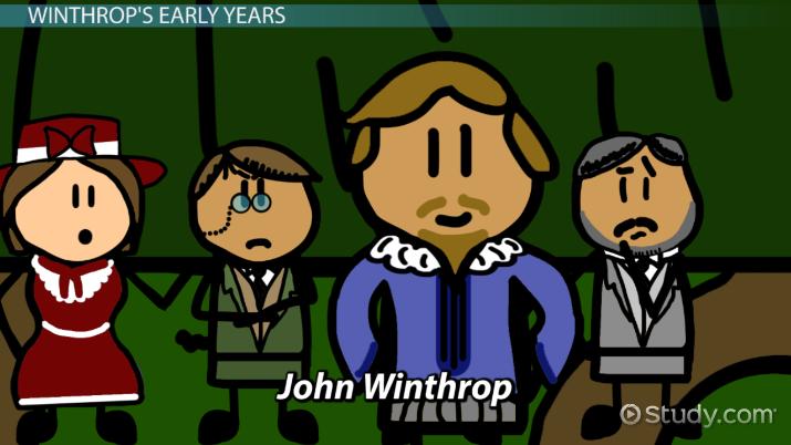 Governor john winthrop biography. Intolerable acts clipart early settler