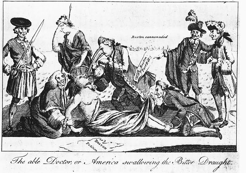 intolerable acts clipart justice
