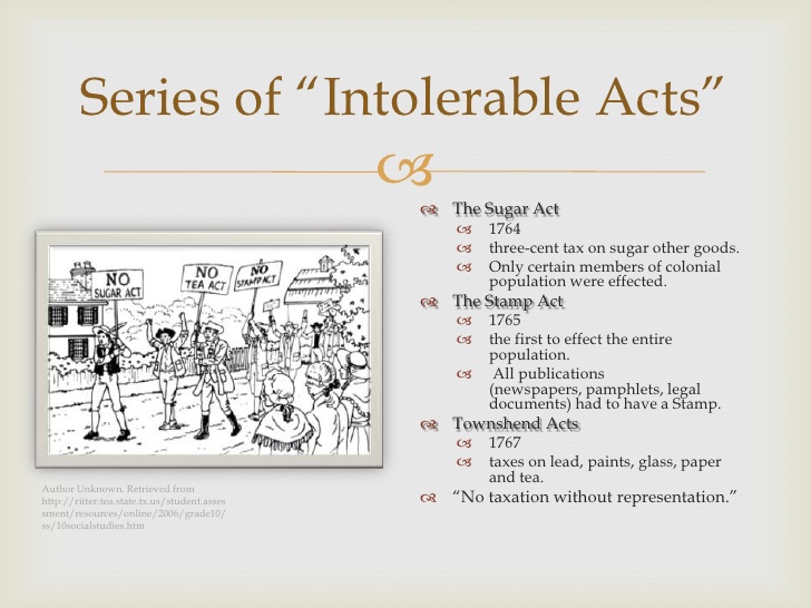 intolerable acts clipart sons