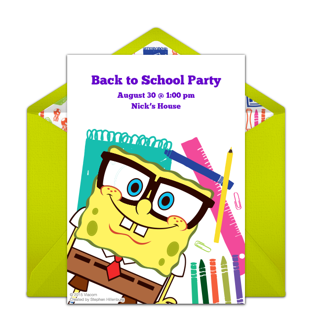 Invitations for your back. Invitation clipart acquaintance party